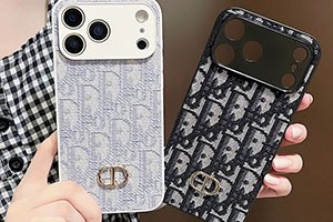 ディオール キャンバス 刺繍 iphone17pro max カバー