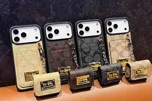 コーチiphone17promax携帯ケース 定番 レザー カード収納