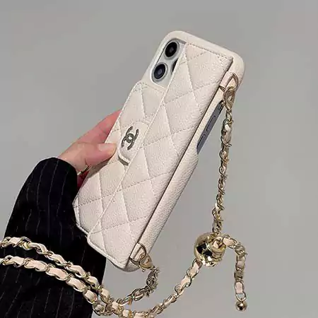 シャネル iphone17ケース チェーンストラップ
