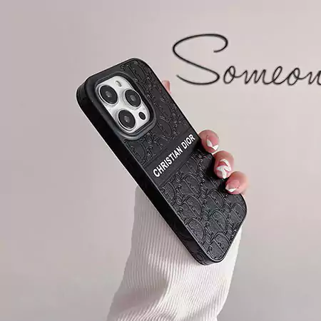 Dior iphone17ケース レザー 型押し