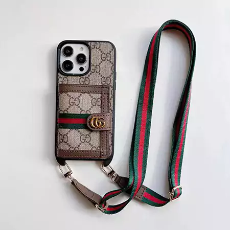 グッチ iPhone17Pro ケース カード収納＆小銭入れ