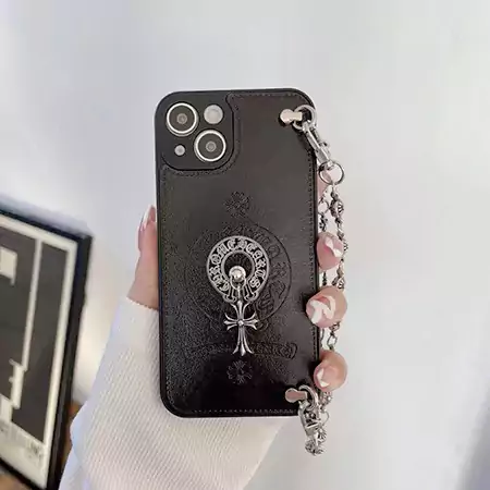 クロームハーツ iPhone17 Pro Max レザーケース