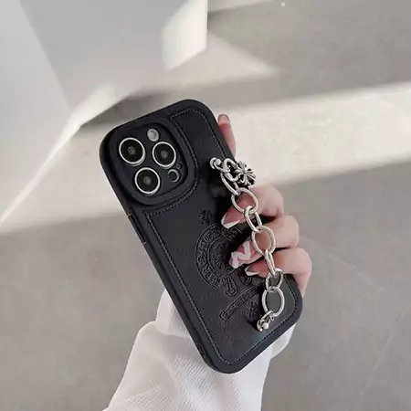 クロームハーツ iPhone17 Pro Max レザーケース