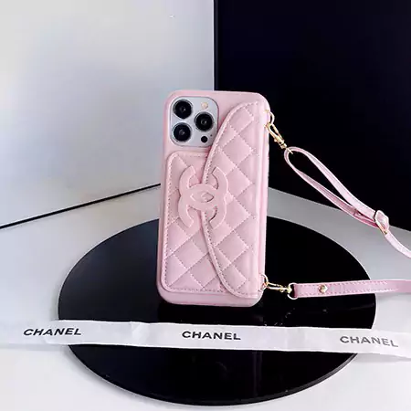 シャネル iPhone17 長いストラップ ケース