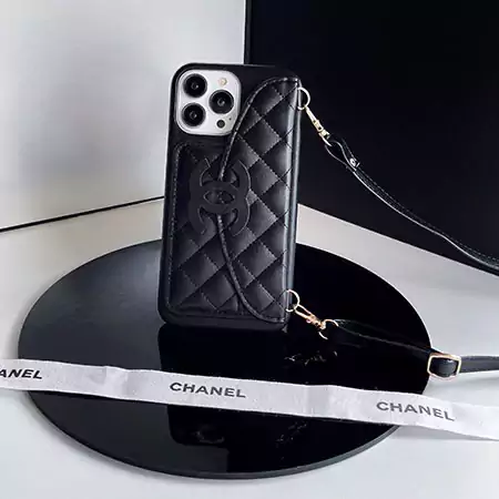 シャネル iPhone17 長いストラップ ケース