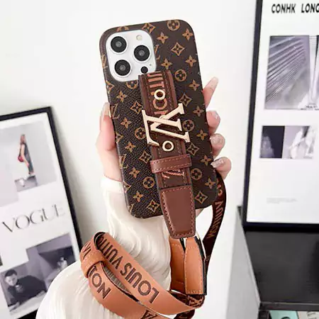 LV ベルト付き iPhone17 ケース 落下防止