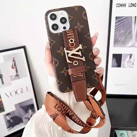 LV ベルト付き iPhone17 ケース 落下防止