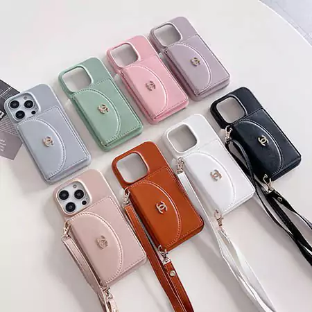 Chanel iPhone17 ケース 斜めがけ 落下防止