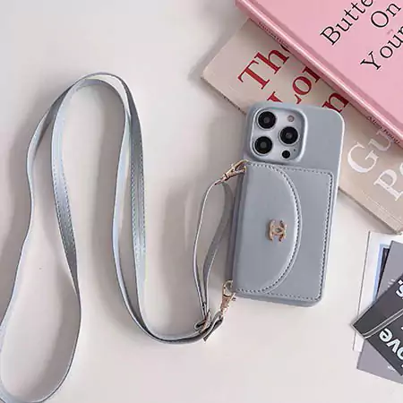 Chanel iPhone17 ケース 斜めがけ 落下防止