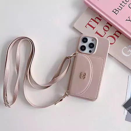 Chanel iPhone17 ケース 斜めがけ 落下防止