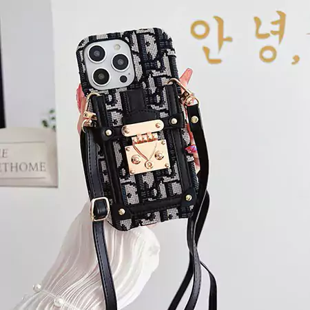 ディオール iPhone17 布製 ショルダー ケース