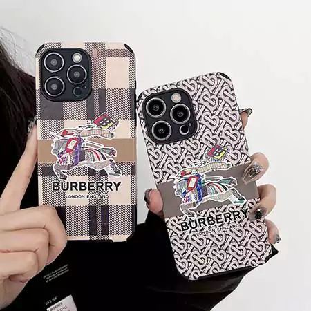 馬車ロゴ burberry スマホカバー