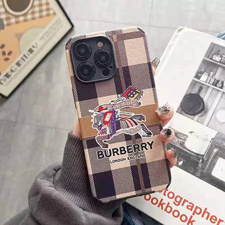 馬車ロゴ burberry スマホカバー