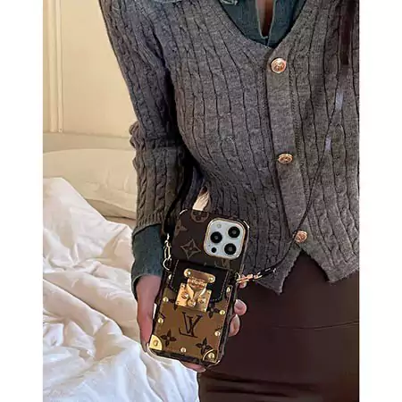 LV iPhone17 ケース 肩掛け 斜め掛け 縦型