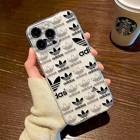 アディダス iPhone 透明 ケース