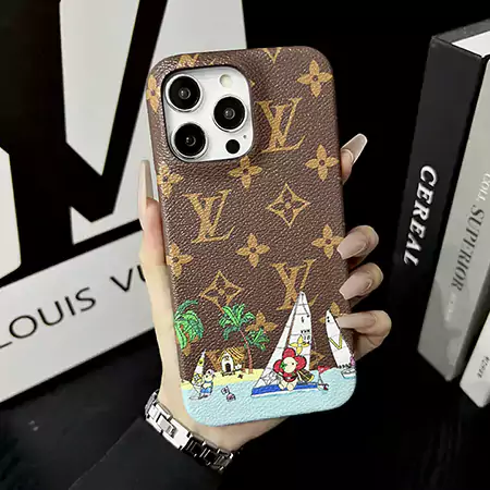 ルイヴィトン iPhone17pro ケース PUレザー