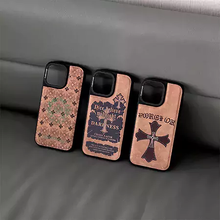 クロームハーツ iPhone17 Pro ケース レザーTPU