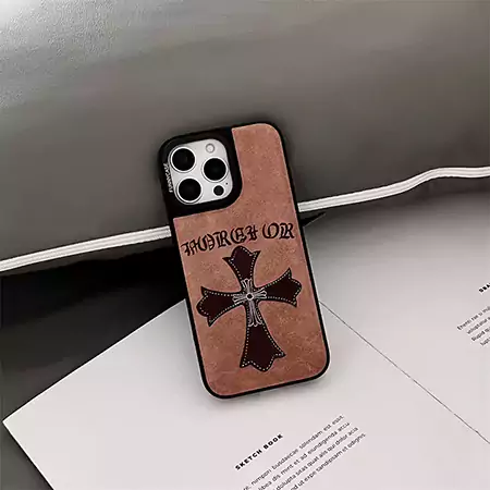 クロームハーツ iPhone17 Pro ケース レザーTPU