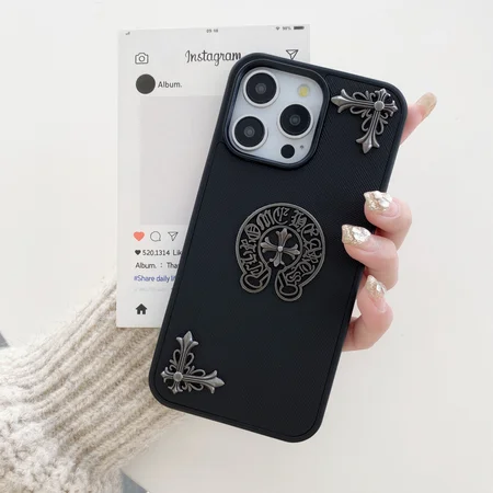Chrome Hearts iPhone17 レザーケース