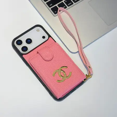 chanel iphone17 ケース 女性 ストラップ付き 落下防止