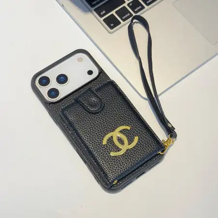 chanel iphone17 ケース 女性 ストラップ付き 落下防止