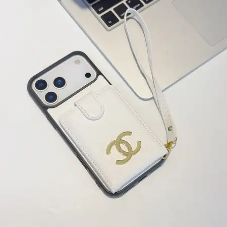 chanel iphone17 ケース 女性 ストラップ付き 落下防止