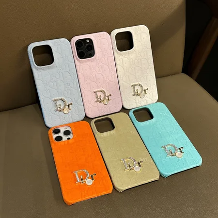 ディオール iPhone17 Air ケース レザー 型押しロゴ