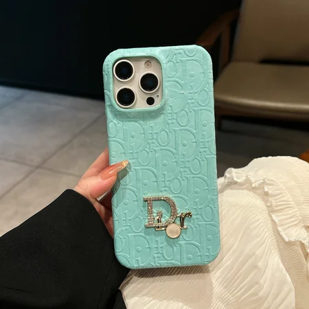 ディオール iPhone17 Air ケース レザー 型押しロゴ