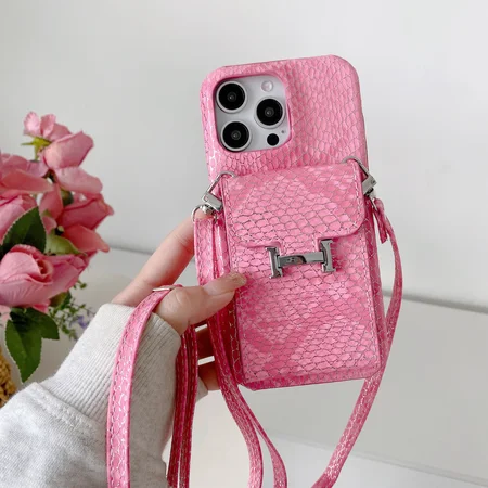エルメス iPhone17 Pro ケース ショルダーストラップ付き
