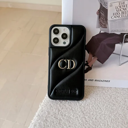 ディオール iPhone17pro ケース ソフトレザー