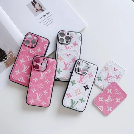 ルイヴィトン iPhone17 ケース ホワイト ピンク