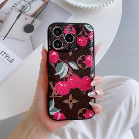 ルイヴィトン iPhone17 ケース さくらんぼ柄