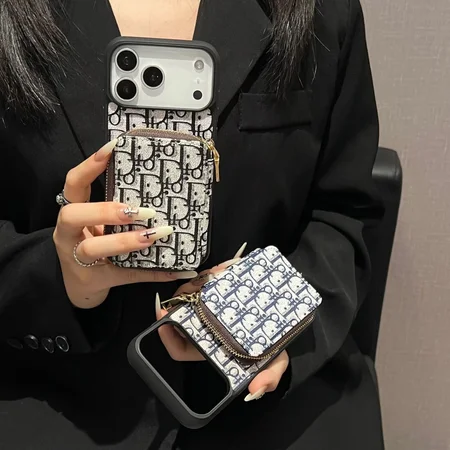 Dior iPhone17promax ケース 小銭入れ付き