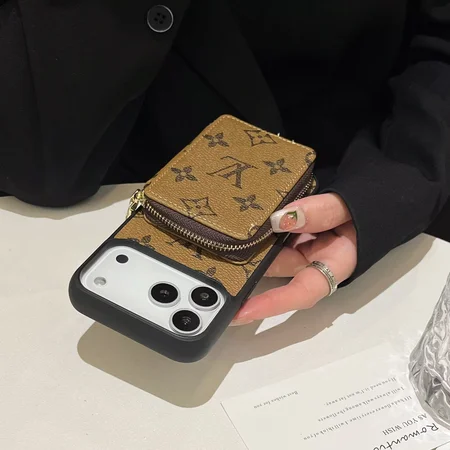 LV iPhone17pro ケース 背面ファスナーポケット