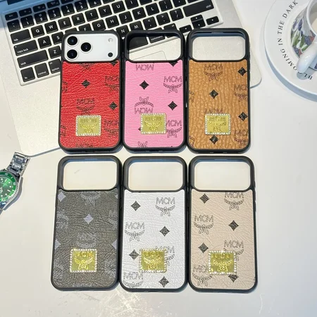 iPhone17pro MCM レザーケース