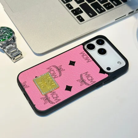 iPhone17pro MCM レザーケース
